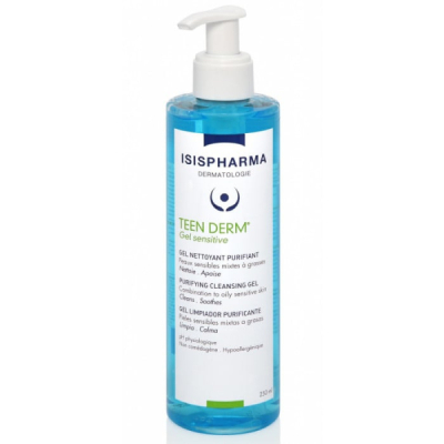 ISISPHARMA - Teen derm gel sensitive 250 ml | UNIKA