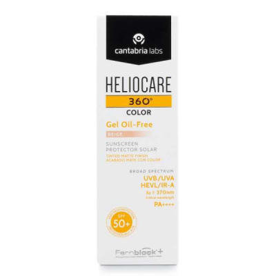 CANTABRIA - Heliocare 360 gel oil-free beige spf50+ | UNIKA