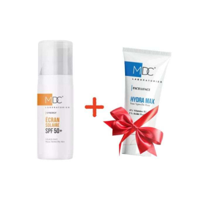 MDC - Pack synergy ecran solaire spf 50+ 50 ml peaux