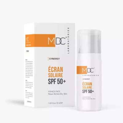 MDC - Pack synergy ecran solaire spf 50+ peaux seches 50 ml