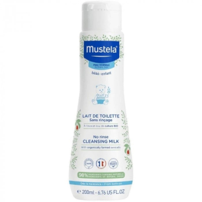 MUSTELA - Lait de toilette sans rincage 200 ml | UNIKA