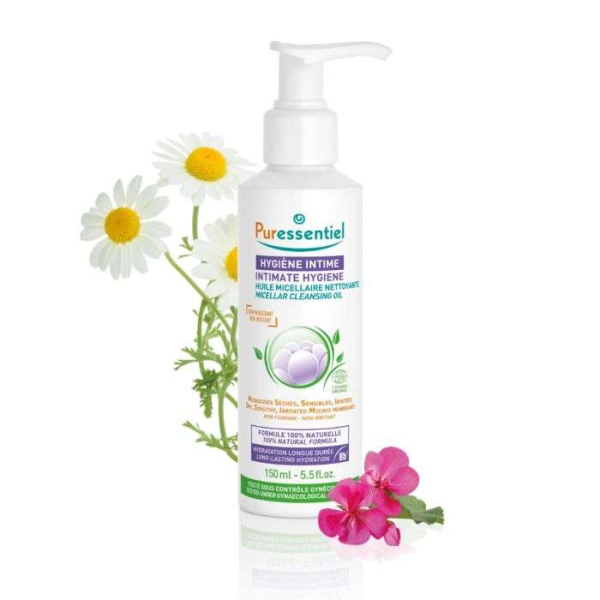 PURESSENTIEL - Hygiene intime huile micellaire nettoyante 150 ml