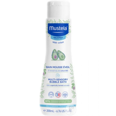 MUSTELA - Bain mousse éveil 200 ml | UNIKA