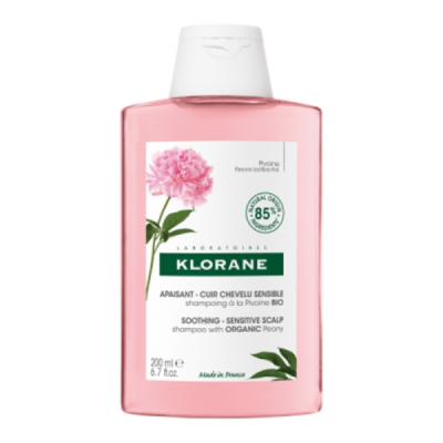 KLORANE - Shampoing apaisant a la pivoine cuir chevelu 200 ml