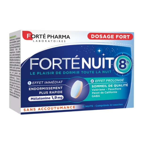 FORTE PHARMA - Forte nuit melatonine 1.9 g 15 comprimes