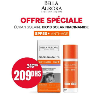 BELLA AURORA - Ecran solaire bio 10 solar niacinamide spf