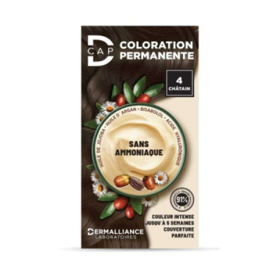 D-CAP - Coloration permanente n 4 chatain | UNIKA