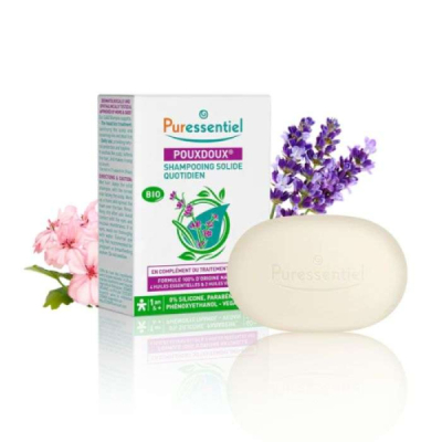 PURESSENTIEL - Pouxdoux shampooing solide 60 g | UNIKA