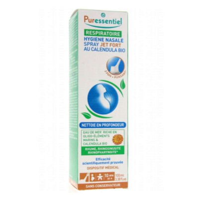 PURESSENTIEL - Respiratoire hygiene nasal spray jet