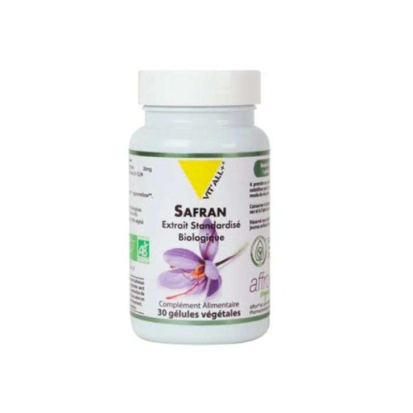 VIT'ALL+ - Safran 30 gelules vegetales