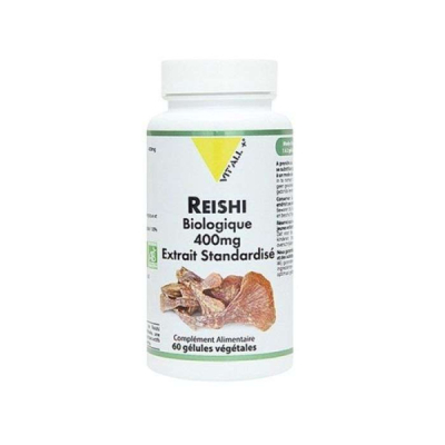 VIT'ALL+ - Reishi biologique 400 mg 60 gelules | UNIKA