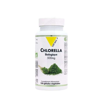 VIT'ALL+ - Chlorella 500 mg 100 gelules vegetales | UNIKA