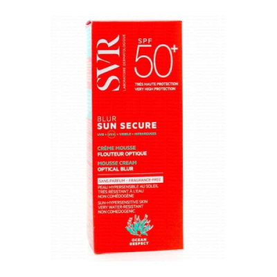 SVR - Blur sun secure creme mousse sans parfum 50ml | UNIKA