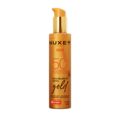 NUXE - Sun spf50 huile solaire gold 150 ml | UNIKA
