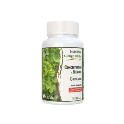 NUTRIMAX - Ginkgo biloba 60 comprimes | UNIKA