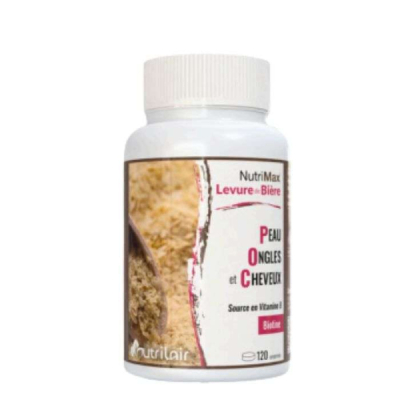 NUTRIMAX - Levure de biere 120 comprimes | UNIKA