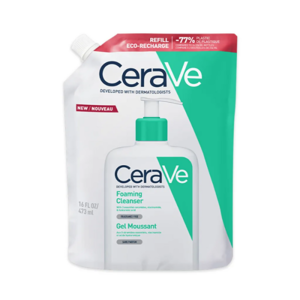 CERAVE - Gel moussant eco recharge 473 ml