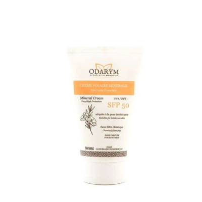 ODARYM - Creme solaire minerale spf50 60ml | UNIKA