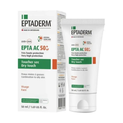 EPTADERM - Epta ac spf50+ toucher sec 50 ml | UNIKA