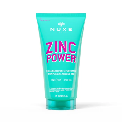 NUXE - Zinc power gelee nettoyante purifiante 150 ml | UNIKA