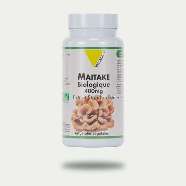 VIT'ALL+ - Maitake biologique extrait standardise 60gelules vegetales