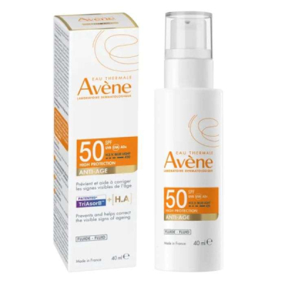 AVENE - Creme solaire anti age spf 50 fluide 40 ml | UNIKA