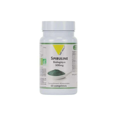 VIT'ALL+ - Spiruline biologique 500 mg 60 comprimes | UNIKA
