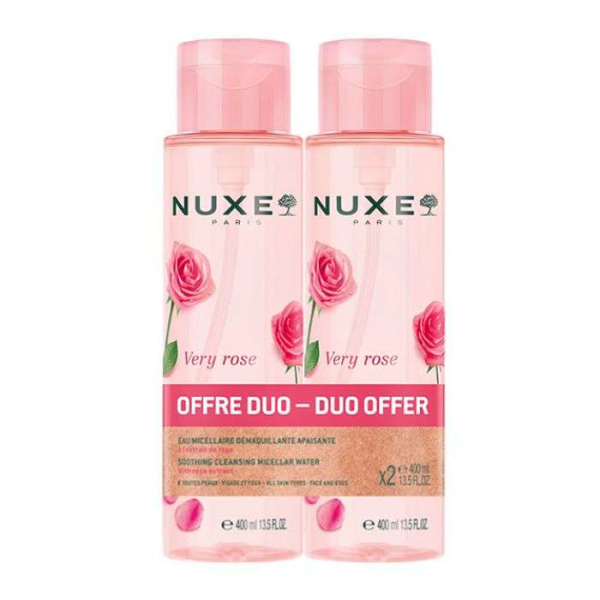NUXE - Very rose eau micellaire demaquillante apaisante toutes peaux x 2 400 ml