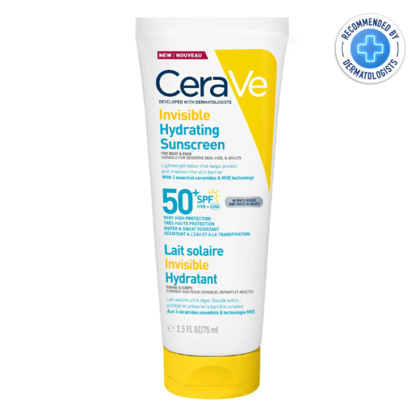 CERAVE - Lait solaire invisible hydratant 75 ml
