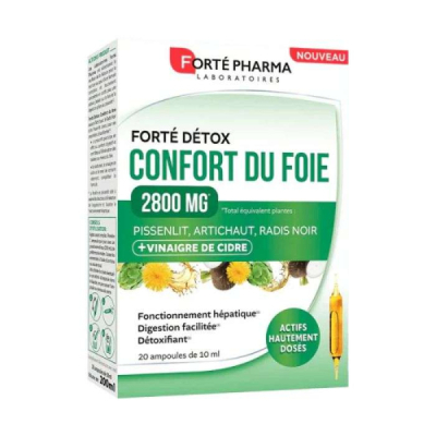 FORTE PHARMA - Forte detox confort du foie 2800 mg 20