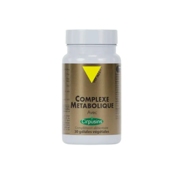 VIT'ALL+ - Complexe metabolique avec cirpusins 30 gelules vegetales