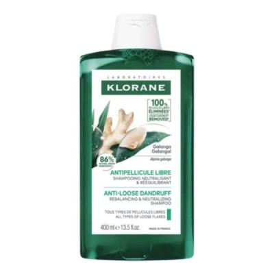 KLORANE - Shampooing antipellicule libre neutralisant et 400ml