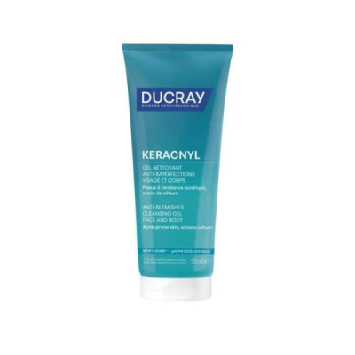 DUCRAY - Keracnyl gel moussant 200 ml | UNIKA