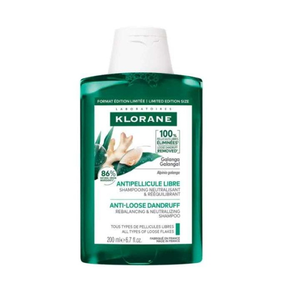 KLORANE - Shampooing antipellicule libre neutralisant et reequilibrant 200ml