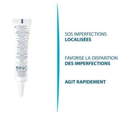 DUCRAY - Keracnyl stop boutons gel assechant 10 ml | UNIKA