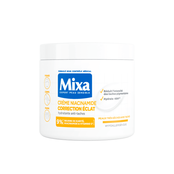 Mixa Crème Niacinamide Correction Éclat Anti-Taches 400ml