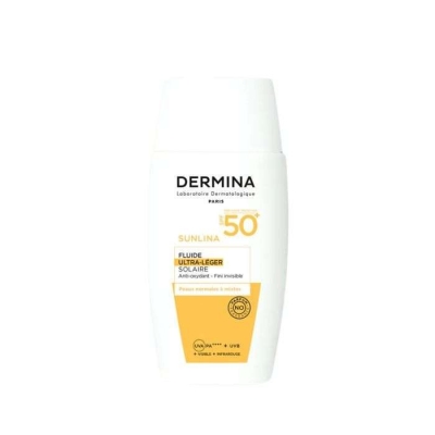 Dermina Sunlina Fluide Ultra Léger SPF 50+ | UNIKA