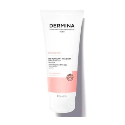 Dermina Senselina Gel Moussant Apaisant 200ml | UNIKA