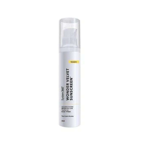 System 360 Wonder Velvet Gel Solaire Invisible SPF50 50ml