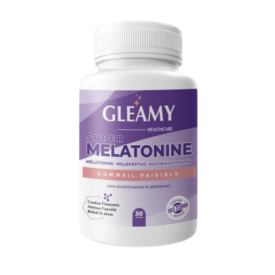 Gleamy Super Mélatonine 30 gélules | UNIKA