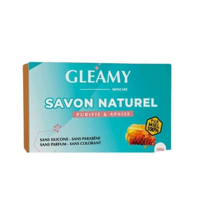 Gleamy Savon Amande et Miel 100g | UNIKA