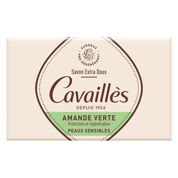 Cavaillès Savon Surgras Extra-Doux Amande Verte 250g