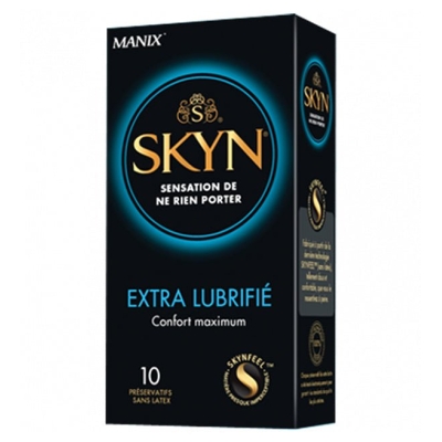 Manix Skyn Extra Lubrifié - 10 Pièces | UNIKA