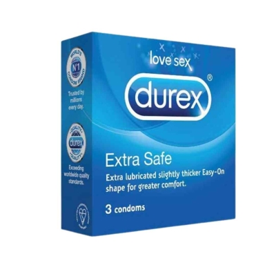 Durex Extra Safe 3 Préservatifs | UNIKA