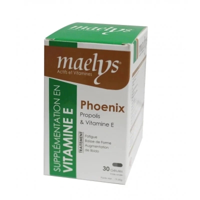 Maelys Phoenix Propolis et Vitamine E – 30 Gélules | UNIKA