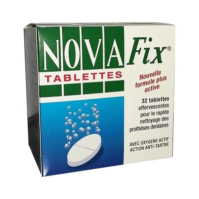 Novafix 32 Tablettes Effervescentes Prothèses | UNIKA