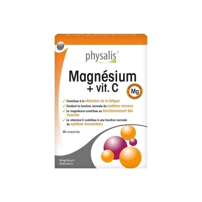 Physalis Magnésium + Vitamine C - 30 Comprimés | UNIKA