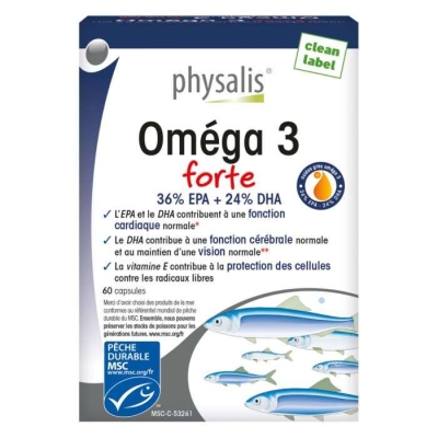 Physalis Omega 3 Forte 60 capsules | UNIKA
