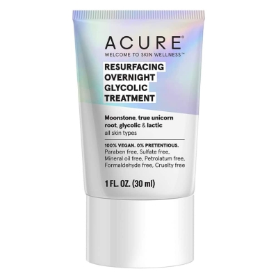 Acure Resurfacing Overnight Glycolic 30ml | UNIKA