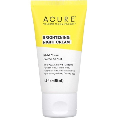 Acure Brightening Crème Nuit 50 ml | UNIKA